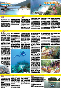 Marine Park's Redang Brochure Pg 1