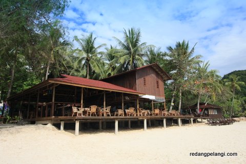 Redang Pelangi Resort Bar area with newly added platform